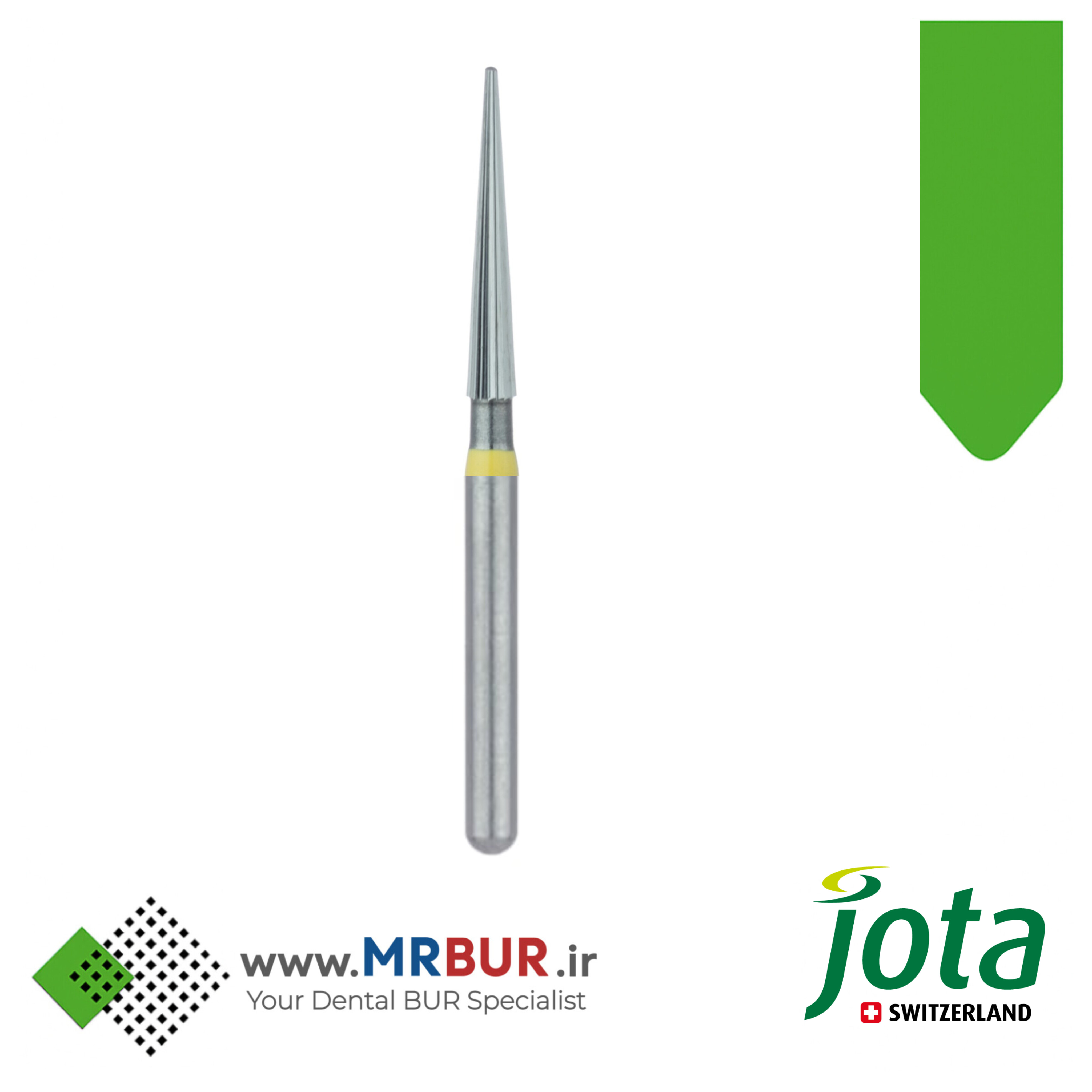 فرز دندانپزشکی کارباید 20 بیست پره نیدل بلند پرداخت کامپوزیت مخصوص توربین جوتا jota کد C135F FG