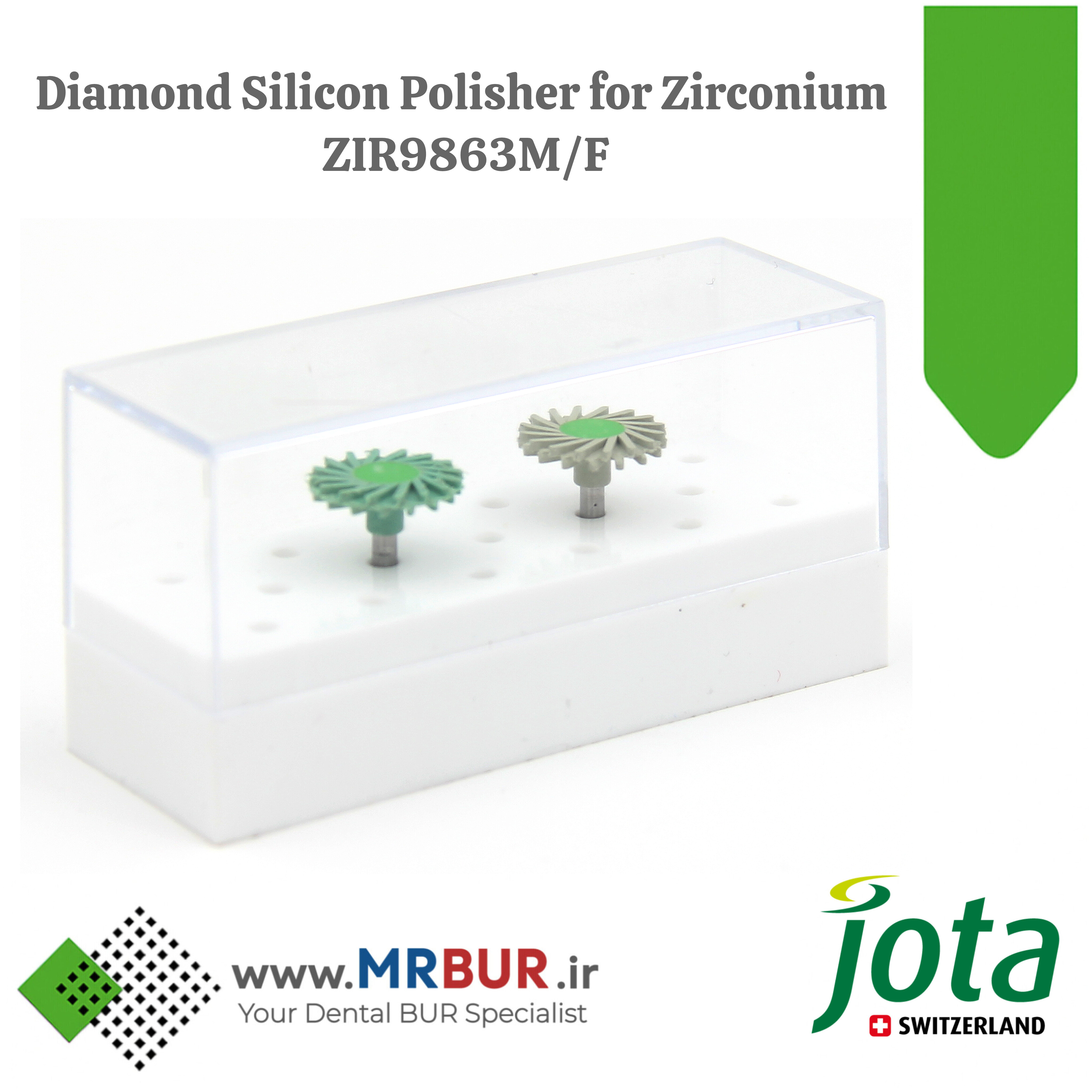 کیت دیسک خورشیدی پرداخت زیرکونیا دندانپزشکی مخصوص آنگل جوتا JOTA کد 9863