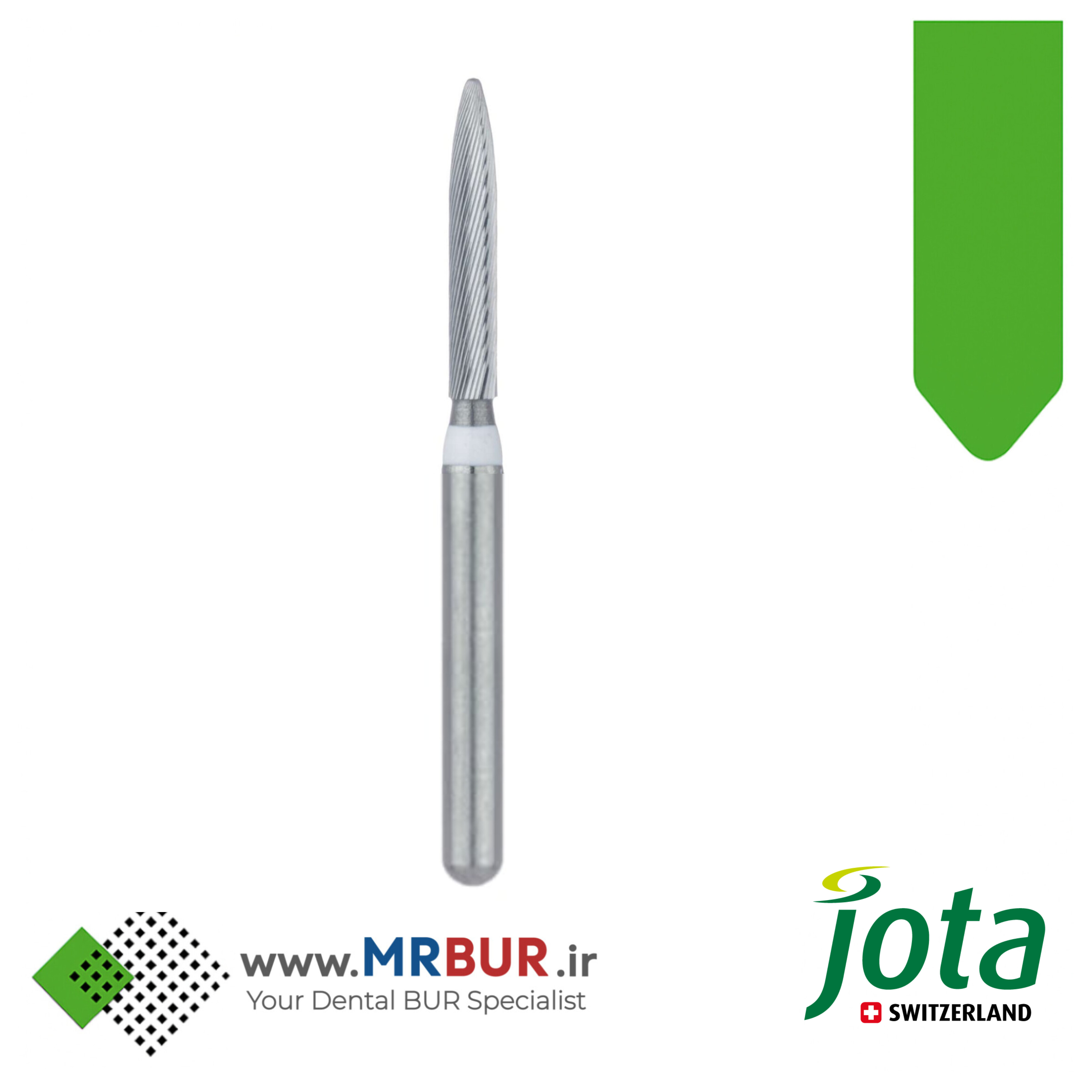 فرز دندانپزشکی کارباید 30 سی پره فلیم پرداخت کامپوزیت مخصوص توربین جوتا jota کد C48LU FG
