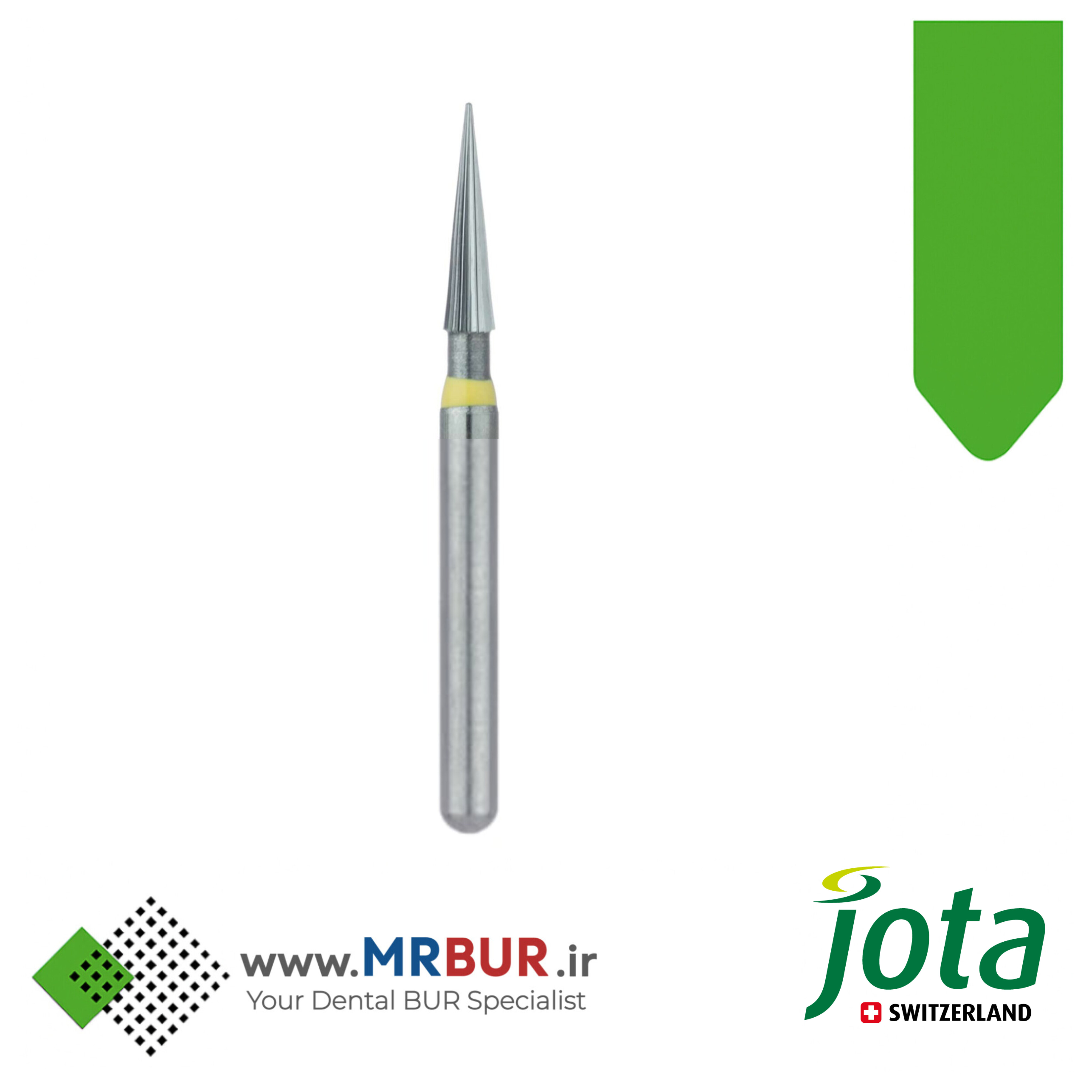 فرز دندانپزشکی کارباید 20 بیست پره نیدل کوتاه پرداخت کامپوزیت مخصوص توربین جوتا jota کد C134F FG