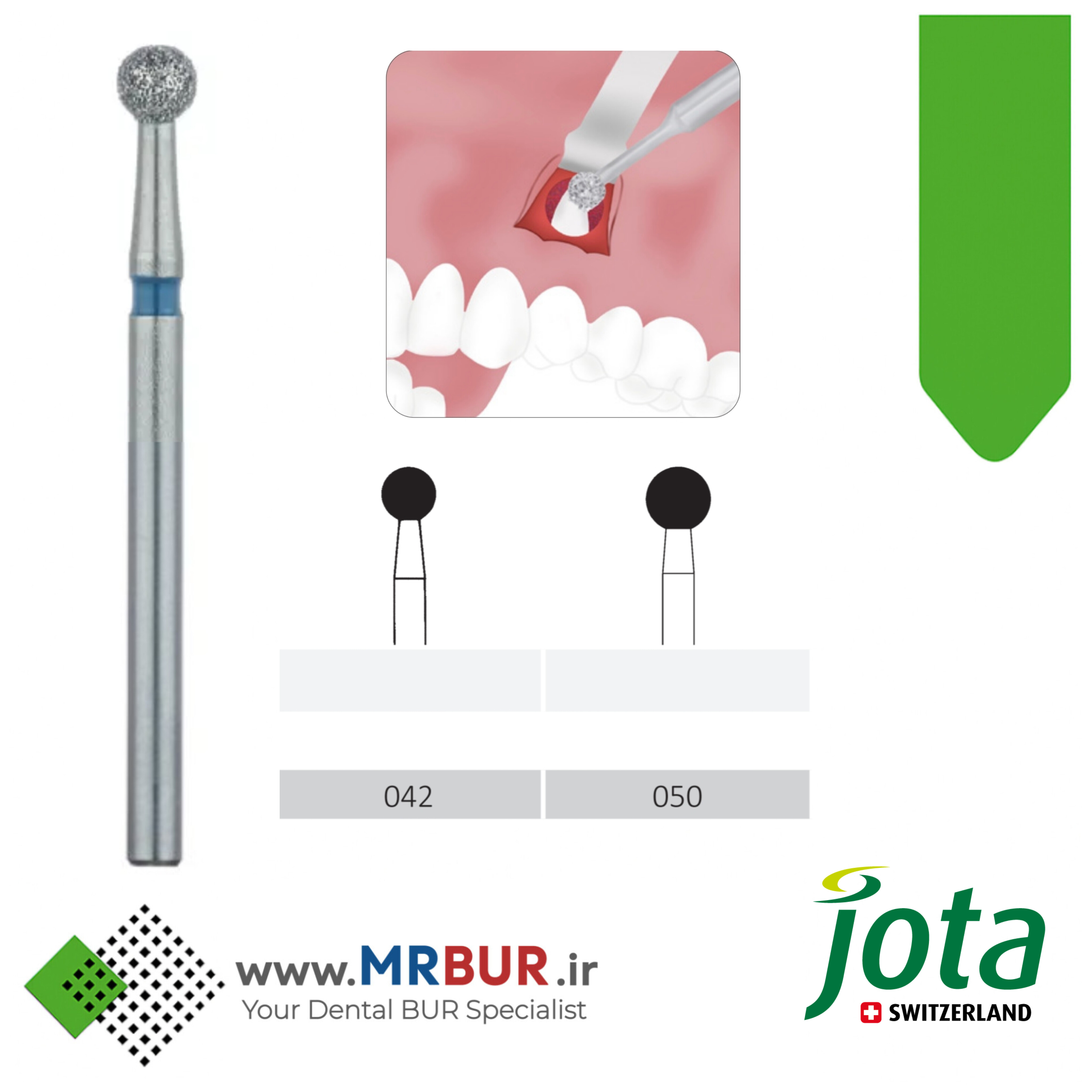 فرز دندانپزشکی الماسی سینوس لیفت مخصوص هندپیس جوتا Jota