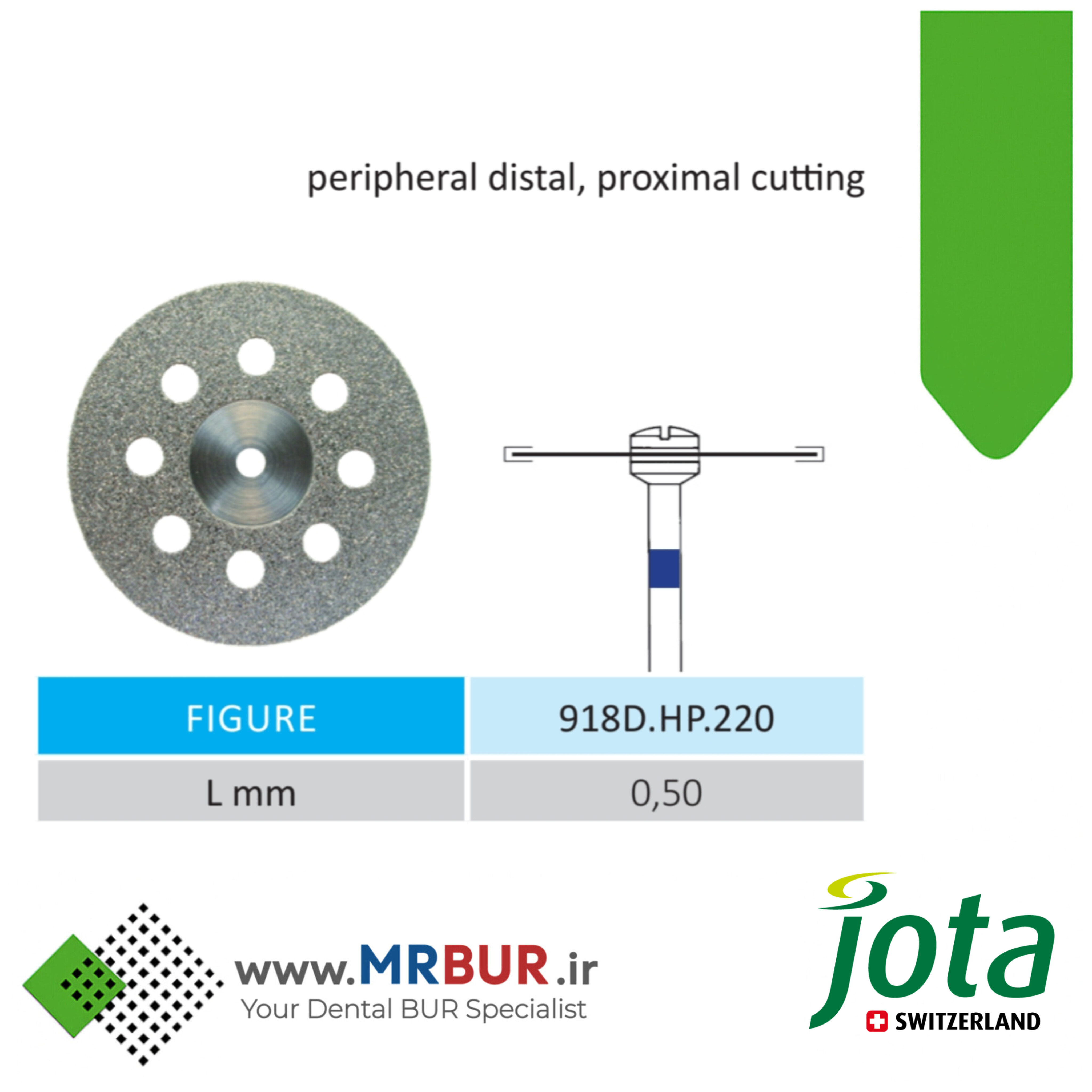 دیسک الماسی برش مخصوص هندپیس جوتا JOTA
